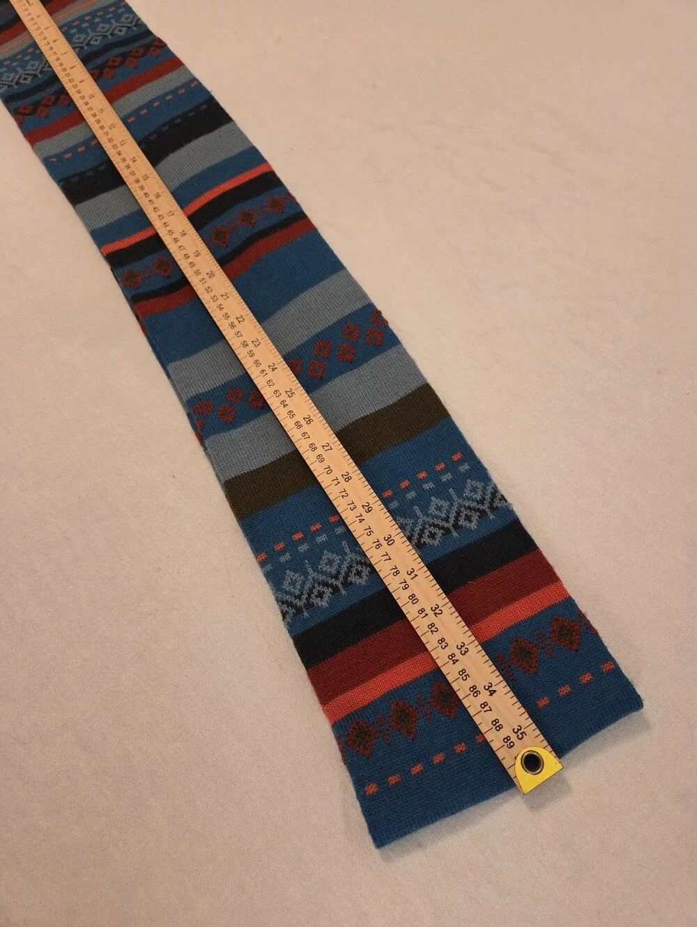 SMARTWOOL Multicolor Fair Isle Stripe 100% Merino Wool Infinity Scarf Unisex OS